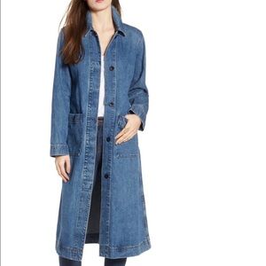 ISO - Madewell Denim Duster Trench Jacket